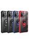 Xiaomi Redmi Note 10 Case Full Protection Transparent Ring Stand Break Cover - 4