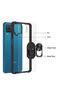 Samsung Galaxy M12 Case Full Protection of Edges Transparent Ring Stand Break Cover - 6