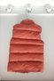 Unisex Children's Inflatable Vest - Brick Color, Pocket and Zipper - 3
