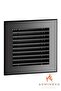 Aluminum Black Linear Fireplace-Air Conditioner-Closet Vent 15x15x5 Cm