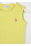 Plain Green Girl's T-Shirt Patlet - 3