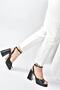 Black Thick Platform Heeled Women's Shoes M570345609 - 3