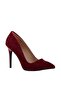 Claret Red Women's Heeled Shoes 8922151902 - 3