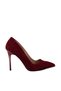 Claret Red Women's Heeled Shoes 8922151902 - 4
