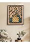 لوحة أناقة نباتية بإطار واحد مقاس 30 × 40 سم 40 × 60 سم إطار خشبي أبيض وأسود Tk/030