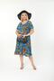 Plus Size Women's Summer Double Pocket Knee Length Short Sleeve Midi Length Viscose Combed Cotton Dress - 2