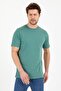 Slim Fit Round Neck Basic T-shirt Çağla - 2