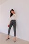 Smoked Boyfriend Women's Jeans Colorfast Power Lycra Recovery Pants - 2
