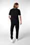Men's Crew Neck Short Sleeve Regular Fit Basic 100% Cotton Black T-Shirt - 3