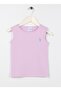 Plain Pink Girls' T-Shirt Patlet