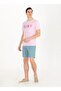 Crew Neck Pink Men's T-Shirt - 3