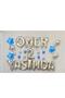 4 Letter Age Foil Balloon Set - Birthday Letter Balloon Set Birthday Ornament - 3