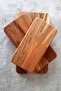 Beech Cutting Board 3 Piece Presentation Set Serving Plate Breakfast Plate Natural - 3