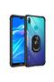 Huawei Y7 Prime 2019 Case Full Protection Transparent Ring Stand Break Cover