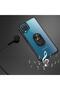 Samsung Galaxy M12 Case Full Protection of Edges Transparent Ring Stand Break Cover - 3