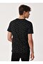 Crew Neck Black Men's T-shirt 232 Lcm242001 Cıtrel Black - 3