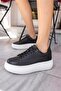 Cupy Women's Black Genuine Leather Eva Sole Sneaker - 4