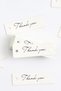 100 Pieces White Thank You Sticker Gift Ornament Black White Packaging Party Favors - 2