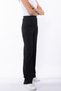 Black Stripe Detailed Wide Leg High Waist Trousers Leggings - 5
