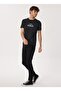 Crew Neck Black Men's T-shirt 232 Lcm242001 Cıtrel Black