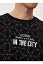 Crew Neck Black Men's T-shirt 232 Lcm242001 Cıtrel Black - 4
