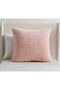 Plush Teddy Puffy Decorative Pillow Cushion Cover Pink Powder 43x43