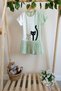 Pleated Skirt Cat Patterned Dress - 7