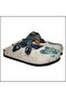 Beige Blue Elephant Slippers - 2