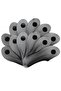 Pack of 12 Black Thin Nylon Suba/Babet Socks - 2