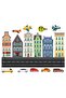 Amsterdam Houses Children's Room Sticker - 2