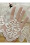 Skirt Tip Patterned Lace Tulle Curtain High Quality, 200x260, Sparse Pleat, 1/2