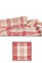Men's Brown 100% Cotton Long Sleeve Collar Buttoned Single Pocket Checkered Classic Cut Shirt - 5