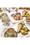 Colorful 6-Person 6-Piece Coffee Side Glass Water Glass Set - 2