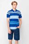 Men's Blue Hemmed Shorts 36512-0071