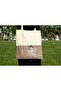 Gustav Klimt Woven Fabric Patterned Canvas Tote Bag with Pocket and Velcro 36x 40 cm - 2