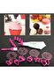 Cookie Mold and Cream Piping Bag Set Cake Decorating Stencil Bakery Tools - 3