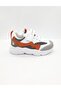 Race 1fx White-orange Boy's Sports Shoes