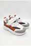 Race 1fx White-orange Boy's Sports Shoes - 5