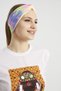 Batik Rainbow, Boutique Design Women's Bandana Hair Band, Extra Soft, Flexible, Natural, Combed Cotton