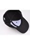 Black Sports Hat Adjustable with Velcro on the Back - 2