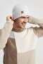 Men's Young Melange Hat Beret - Sport, Comfortable, 100% Cotton, Handmade, Domestic Production Difference - 4