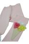 Girl's Ice Cream Embroidered and Decorated Thin Summer Tights - 5