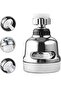 Economical Chrome 360 Degree Rotating Kitchen Sink Faucet Purifier 3 Stage Water Saving Apparatus - 5