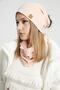 Women's Sugar Powder Fur Pompom Thermal Beanie Neck Collar - 3