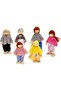 Wooden Miniature Dolls Family Set - 3