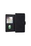 Galaxy S21 Stand, Business Card and Money Compartment Fabric Pattern Wallet Case Gray - 2