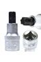 T50 Torx Tip 1/2 Socket Short Size 60 mm