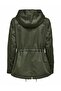 Women's Green Canvas Spring Coat15216452 - 6