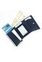 Men's Wallet with Money Eyed Mechanism and Card Holder with Snap Fasteners - 4