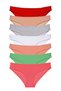 7 Pieces Super Eco Set Lycra Women's Slip Panties Set 8